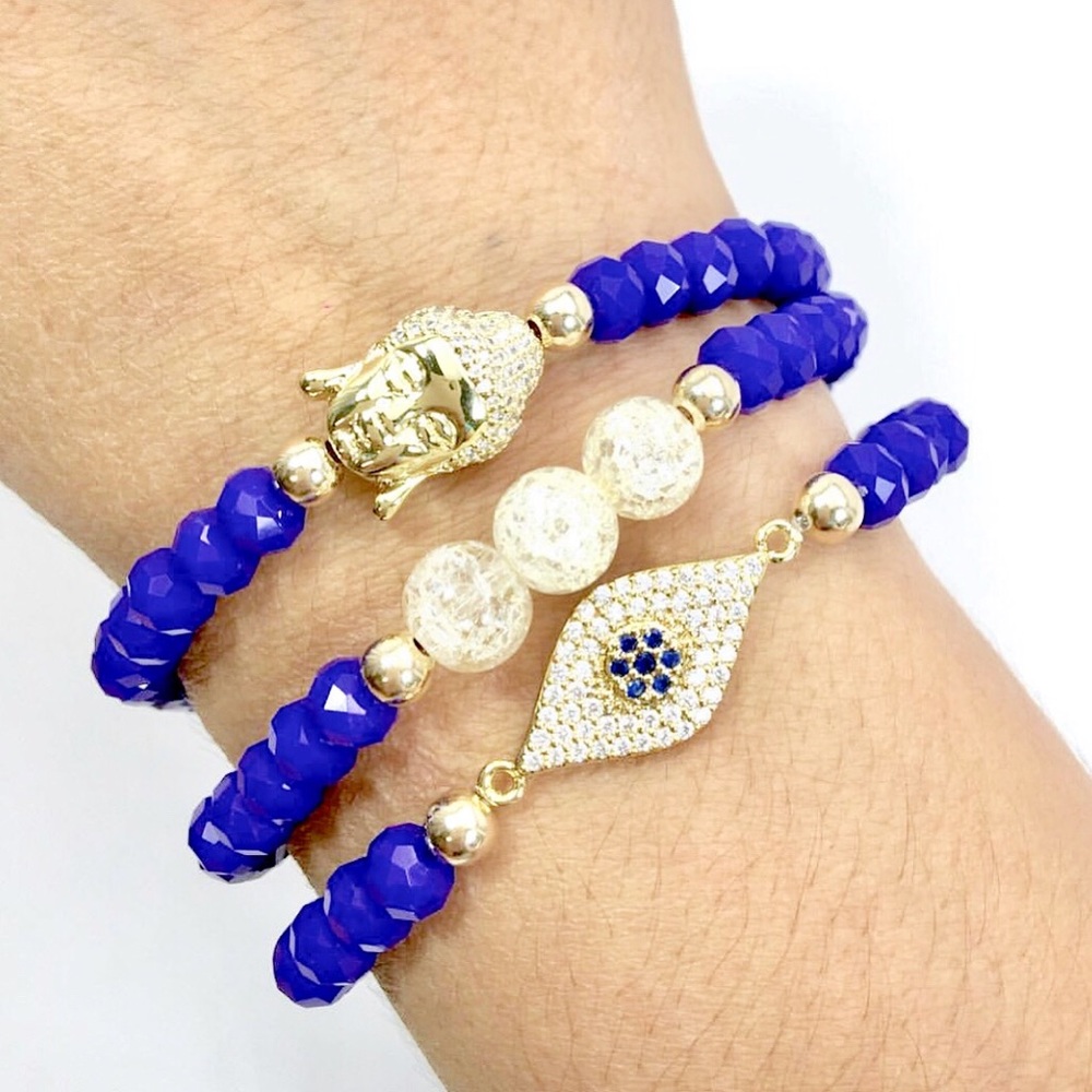 Royal Buddha Eye Bracelet Set